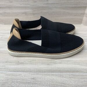 UGG Sammy Knit Slip On Sneakers Black Womens 9.5 Casual Comfort Shoes